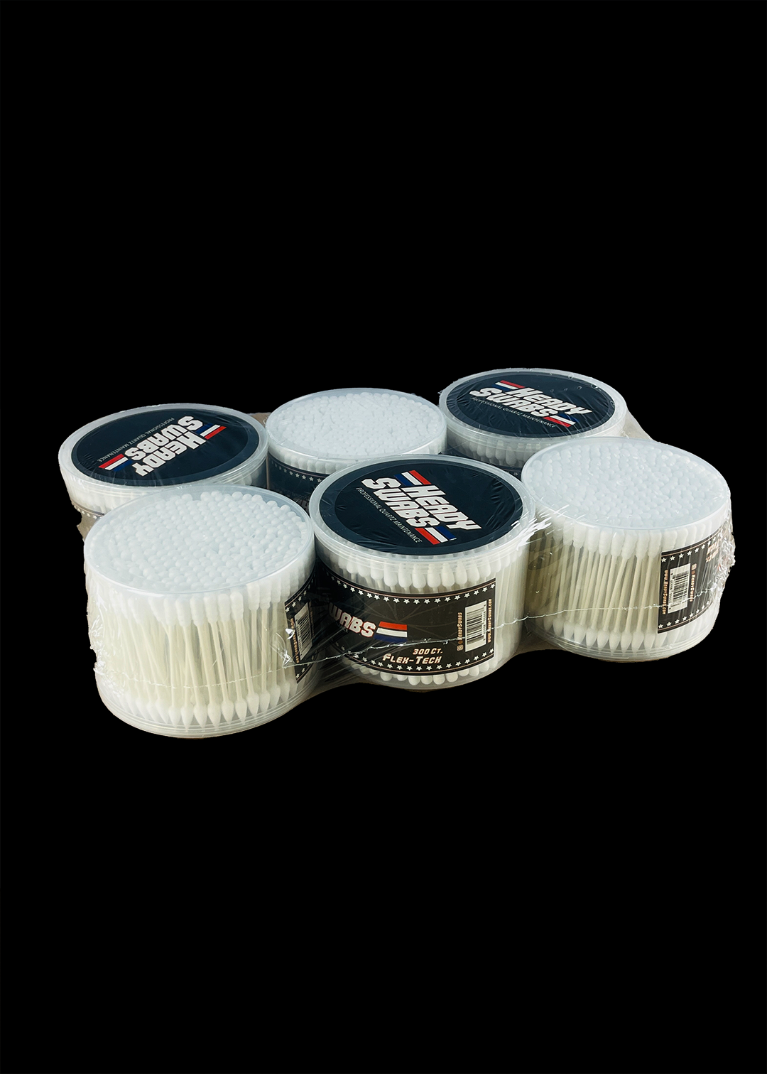 Heady Swabs 300 Count Flex Tech - 6 PACK