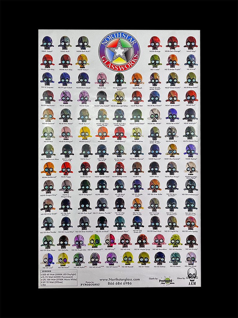 Northstar Glassworks White Poster