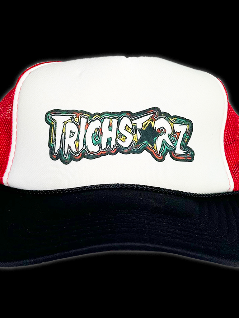 Trichstarz Hat - Red & White