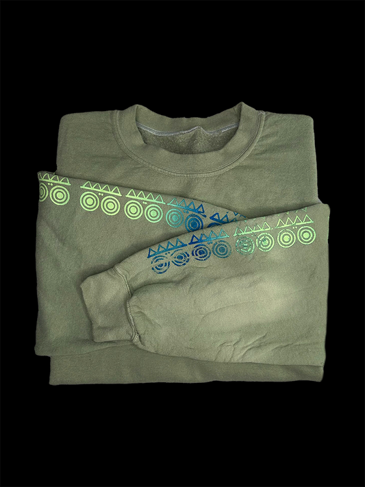 Tron Glass - Crew Neck Sweatshirt